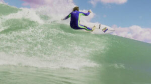 Man surfing