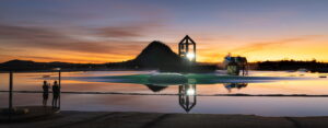 Surf Lake at sunset